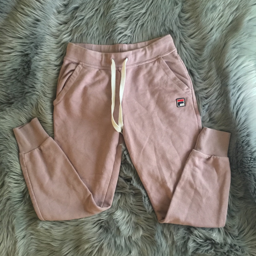 Mauve Fila Joggers